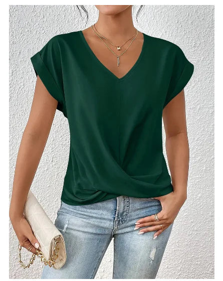 Scarlett - Cozy V-Neck Casual Tee