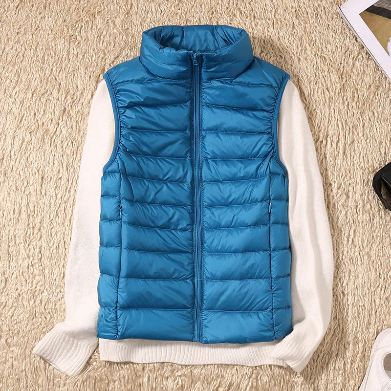 Galora - Waterproof Vest with White Duck Down