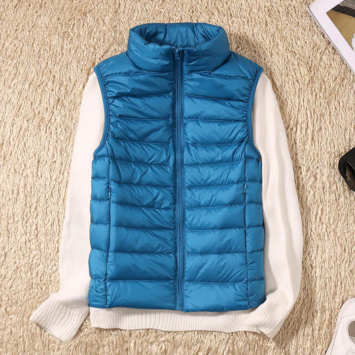 Galora - Waterproof Vest with White Duck Down