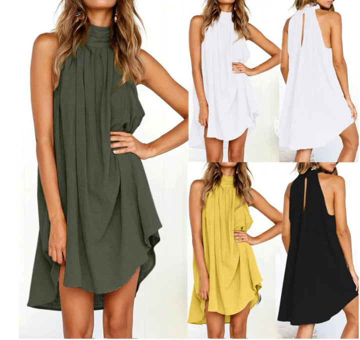 Gyneth - Stylish Halter Neck Dress