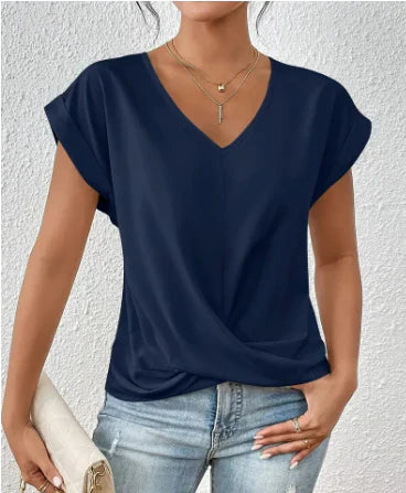 Scarlett - Cozy V-Neck Casual Tee
