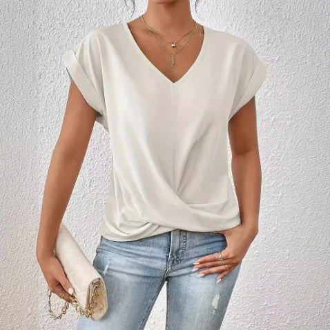 Scarlett - Cozy V-Neck Casual Tee