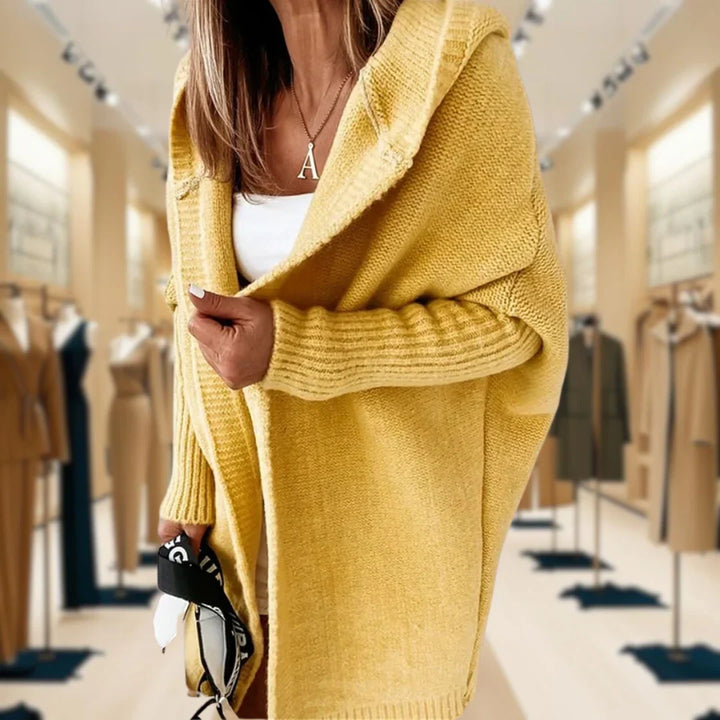 Kennedy - Cozy Oversized Hooded Cardigan