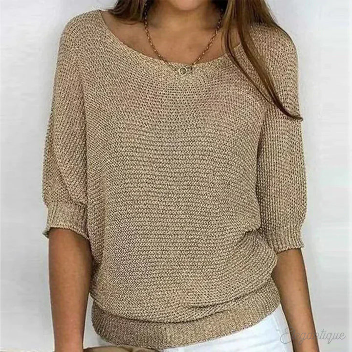 Elizabeth - Elegant Knit Sweater