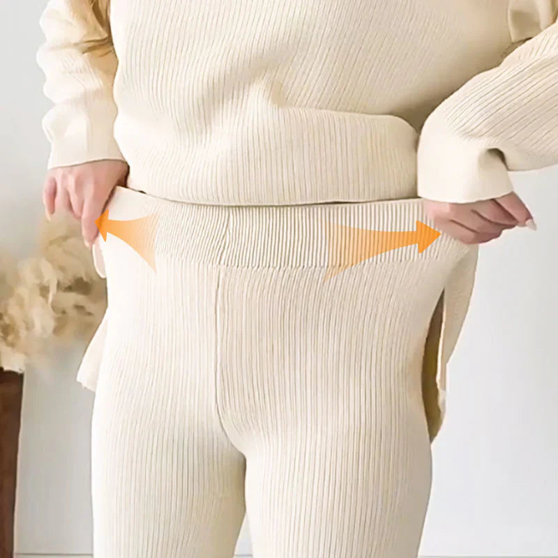 Quinn - V-Neck Casual Two-Piece Set