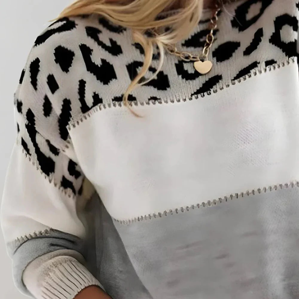 Zoe- Leopard Print Casual Hoodie