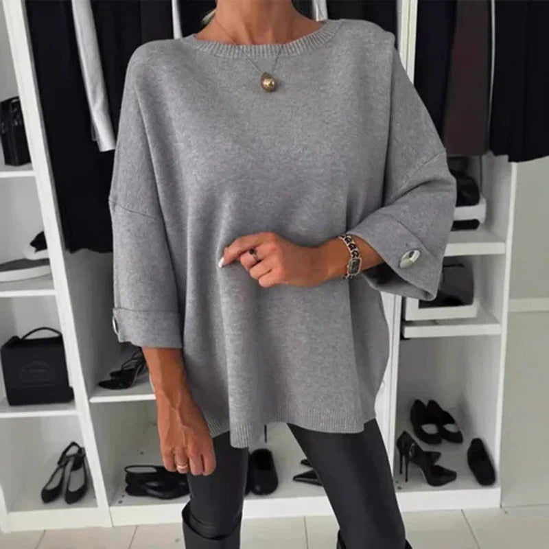 Serena - Elegant Button Sleeve Top