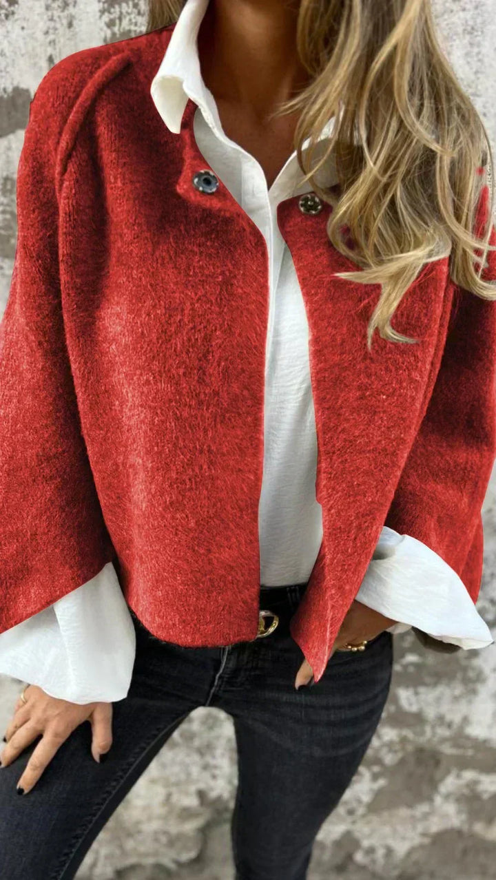 Ruby - Long Sleeve Round Neck Cardigan