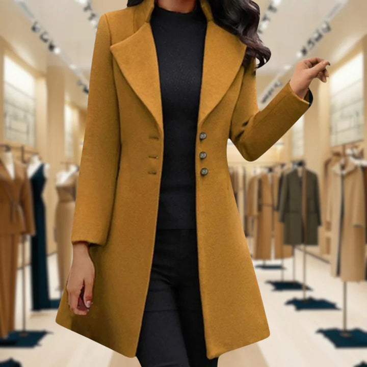 Katherine - Slim Fit Long Sleeve Coat