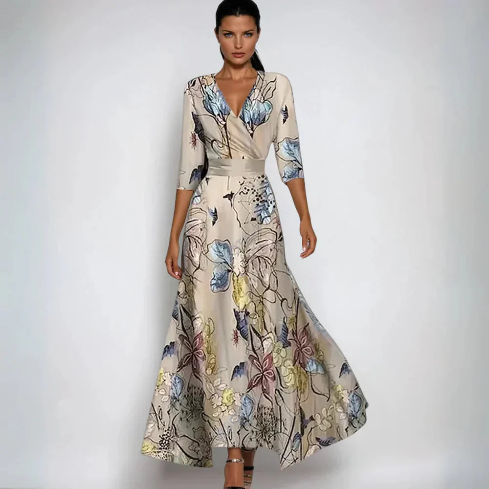 Elise™ - Sophisticated Floral Dress for Unshakeable Confidence