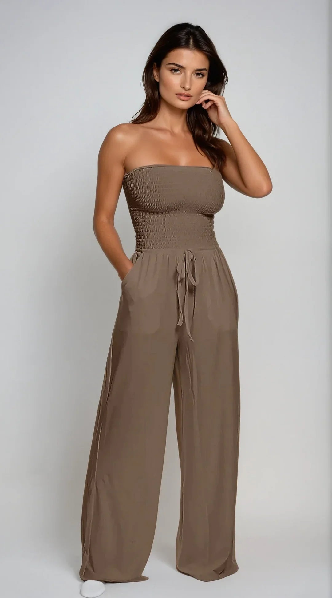 Brielle – Effortless Strapless Jumpsuit