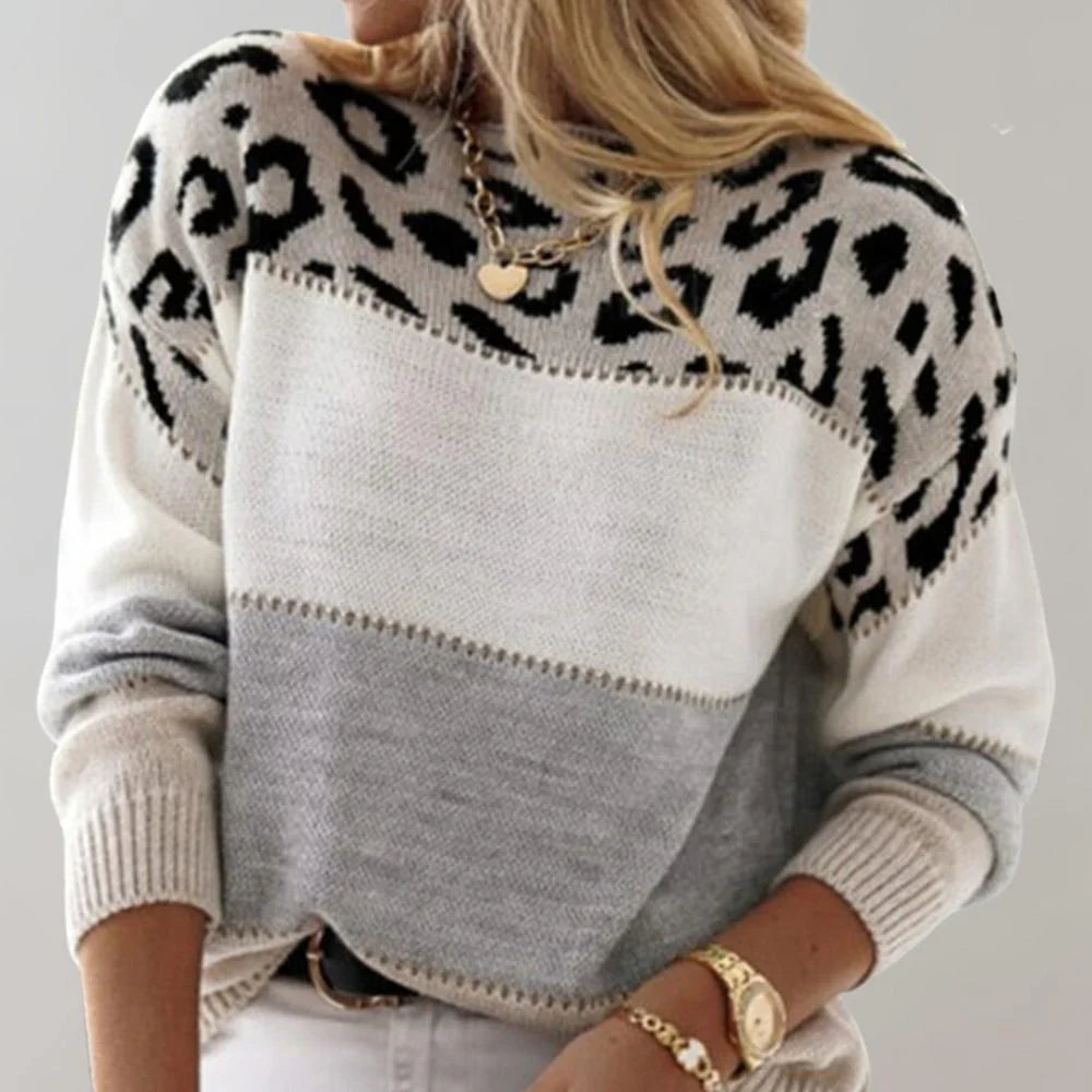 Zoe- Leopard Print Casual Hoodie
