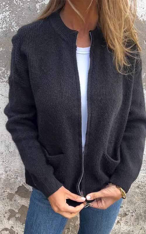 Marcia™ - Cozy Zip-Up Sweater