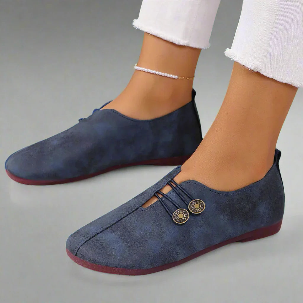 Madeline - Comfort Slip-On Flat Sandals