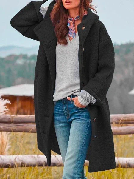 Kimber - Cozy Button-Up Outdoor Jacket