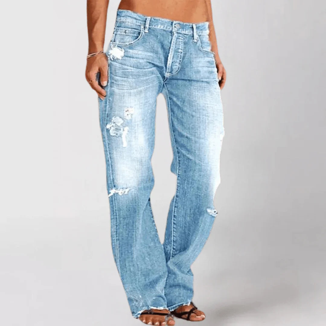 Anna - Relaxed Fit Wide-Leg Jeans