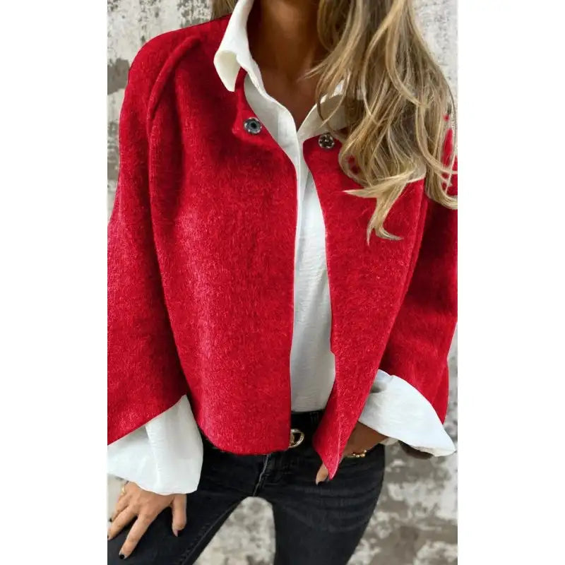 Ruby - Long Sleeve Round Neck Cardigan