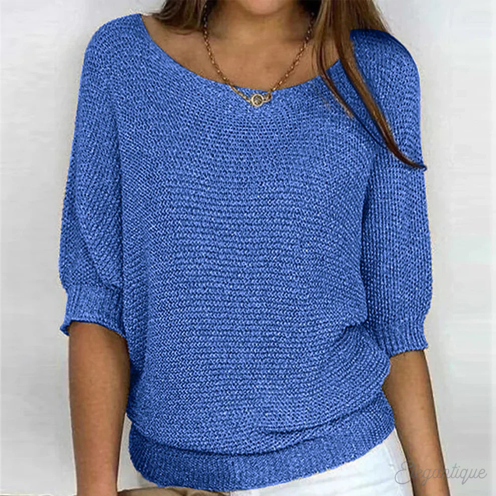 Elizabeth - Elegant Knit Sweater