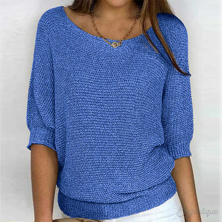 Elizabeth - Elegant Knit Sweater
