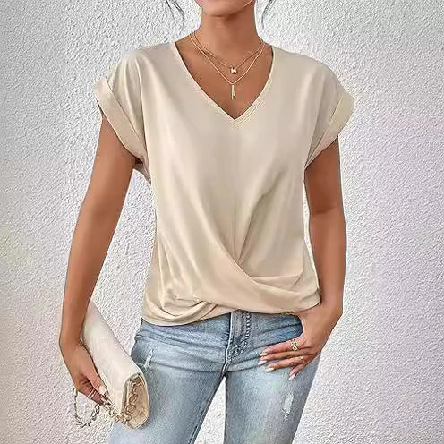 Scarlett - Cozy V-Neck Casual Tee