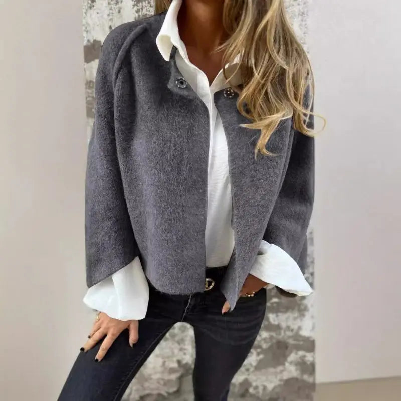 Ruby - Long Sleeve Round Neck Cardigan