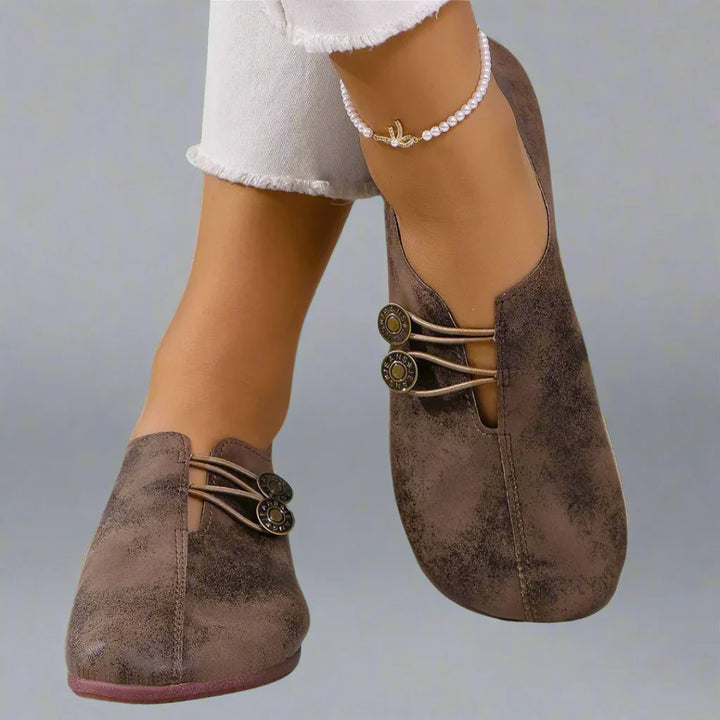Madeline - Comfort Slip-On Flat Sandals