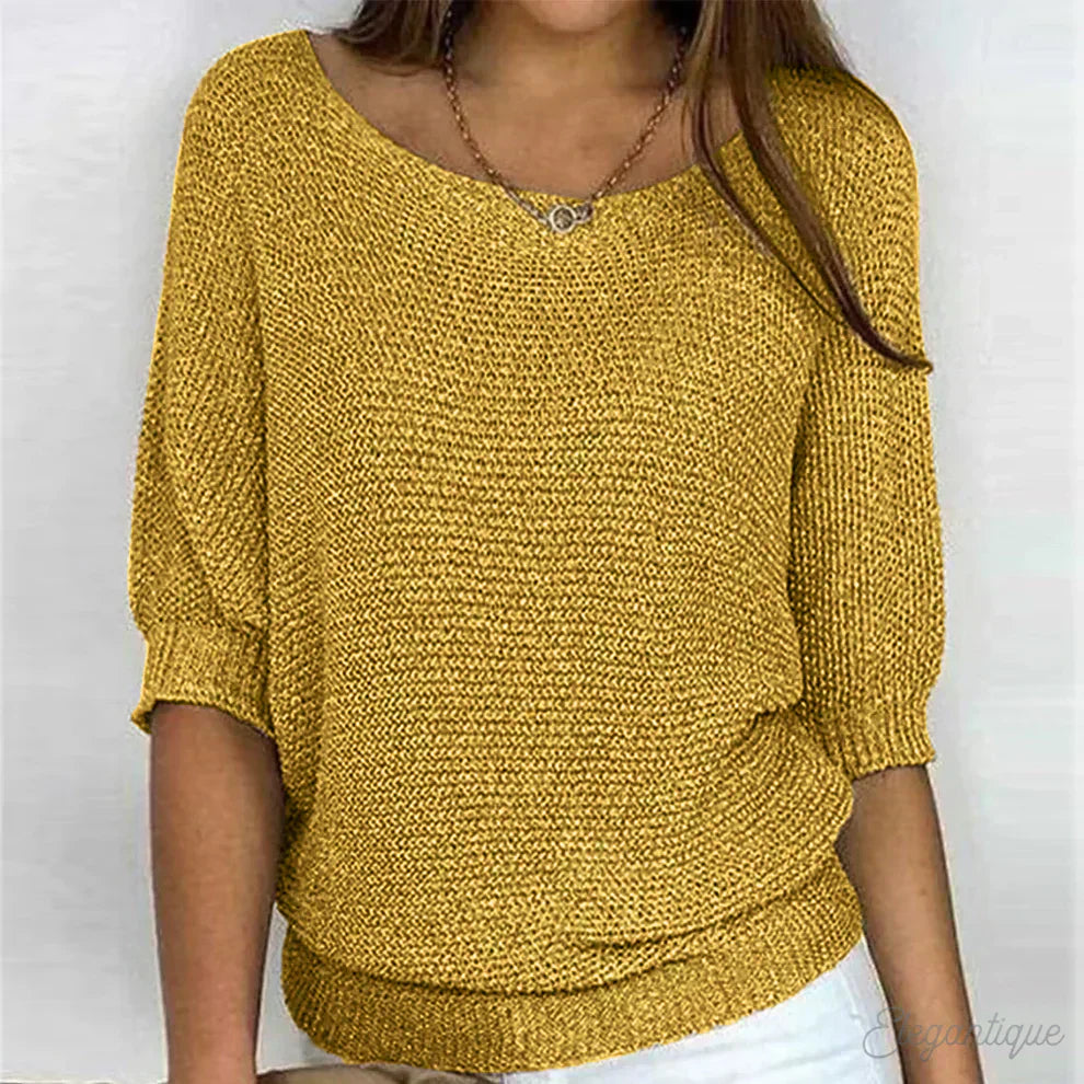 Elizabeth - Elegant Knit Sweater