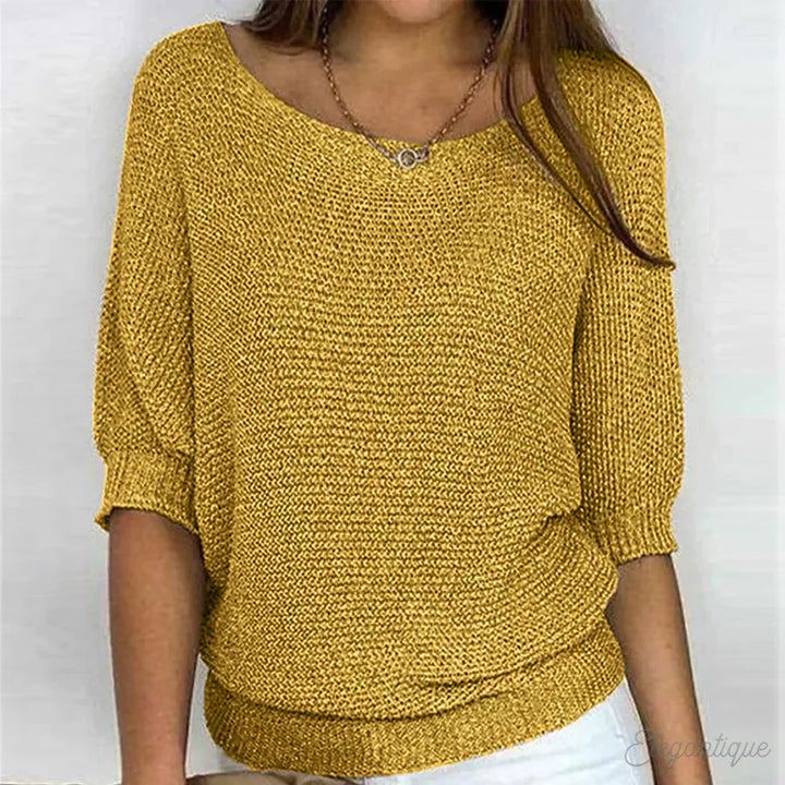 Elizabeth - Elegant Knit Sweater