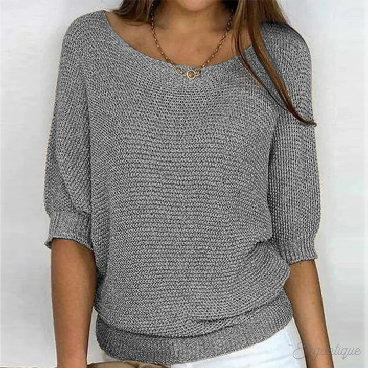 Elizabeth - Elegant Knit Sweater