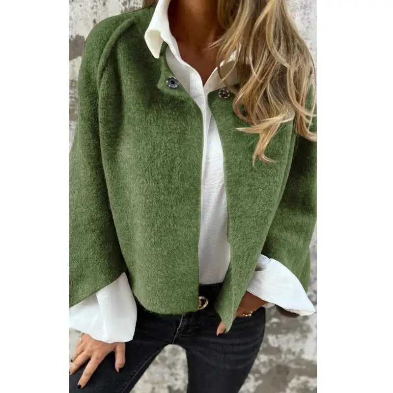 Ruby - Long Sleeve Round Neck Cardigan
