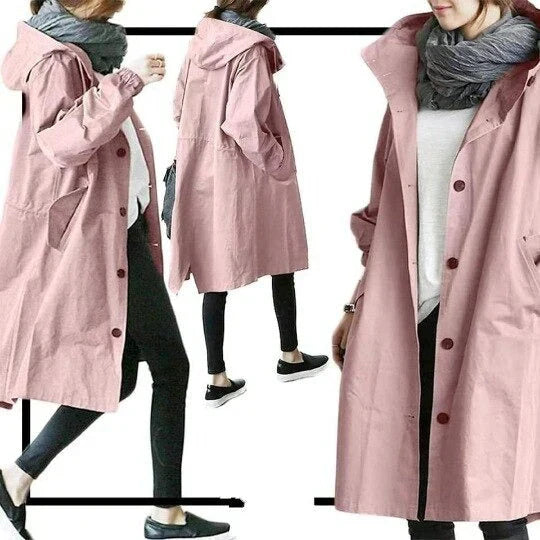 Angela - Stylish Waterproof Trench Coat